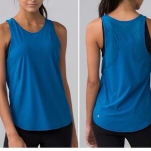 Lululemon Sculpt Tank II  Women's Blue Sleeveless